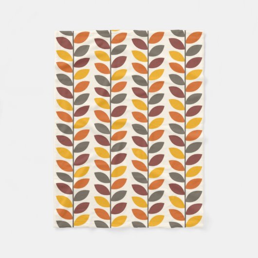 Herbstleaves Fleecedecke (Vorderseite)