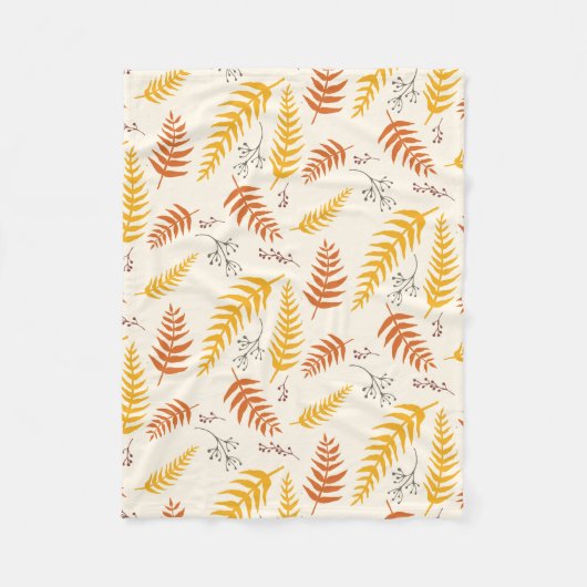 Herbstleaves Fleecedecke (Vorderseite)