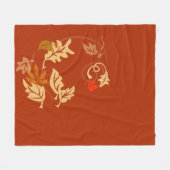 Herbstleaves Fleecedecke (Vorderseite (Horizontal))