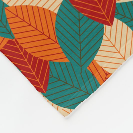 Herbstleaves Fleecedecke (Ecke)