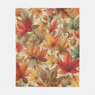 Herbstleaves Fleecedecke