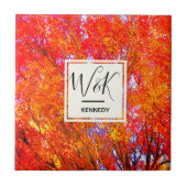 Herbstleaves Fliese (Vorderseite)