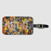 "Herbstleaves" Gepäckmarke Gepäckanhänger (Vorderseite (Horizontal))