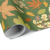 Herbstleaves Geschenkpapier (Rolleneckpunkt)