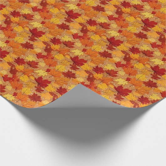 Herbstleaves Geschenkpapier (Ecke)