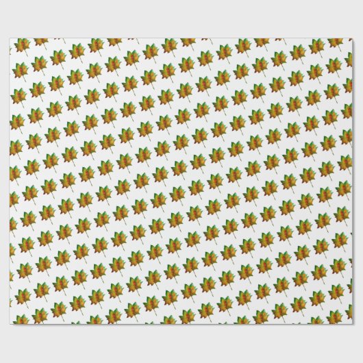 Herbstleaves Geschenkpapier (Flach)