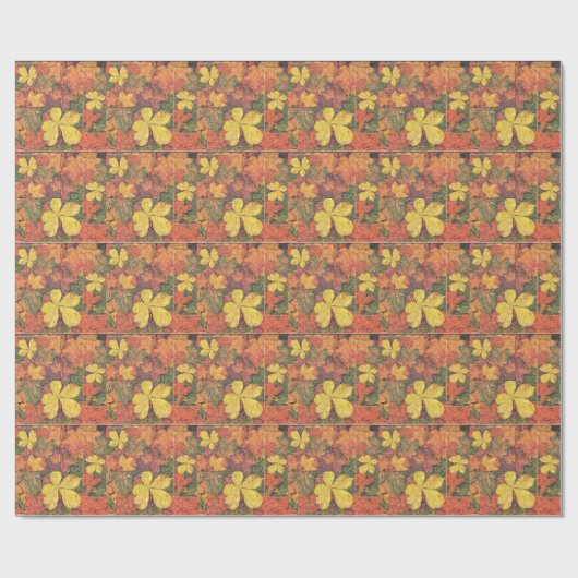 Herbstleaves Geschenkpapier (Flach)