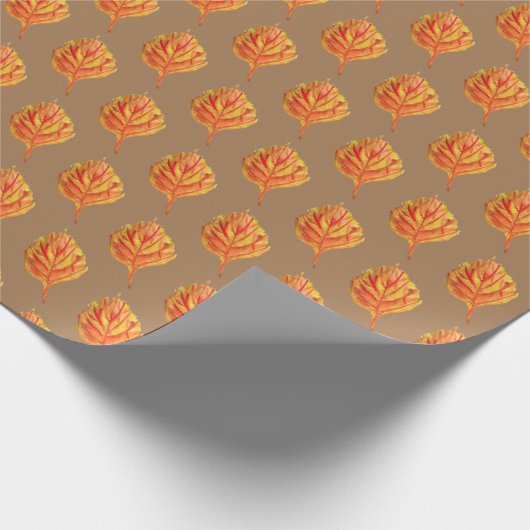 Herbstleaves Geschenkpapier (Ecke)
