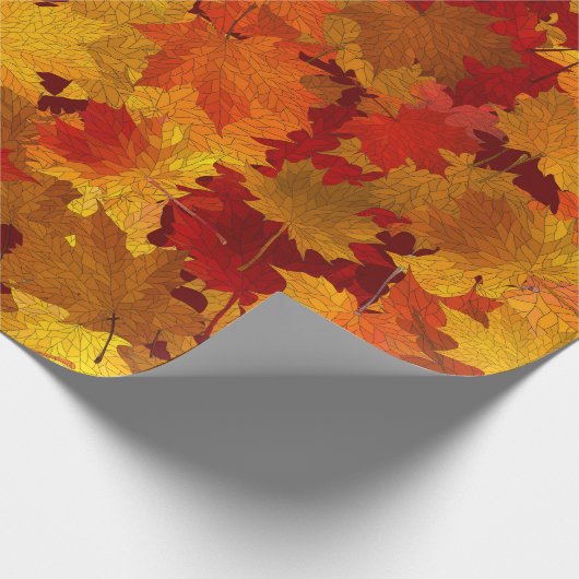Herbstleaves Geschenkpapier (Ecke)