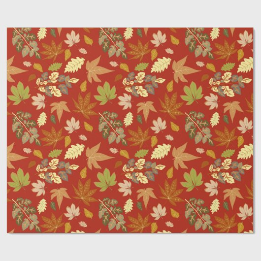 Herbstleaves Geschenkpapier (Flach)