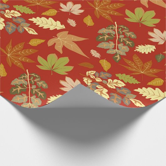 Herbstleaves Geschenkpapier (Ecke)