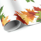 Herbstleaves Geschenkpapier (Rolleneckpunkt)