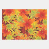Herbstleaves Geschenkpapier Set (Vorderseite)