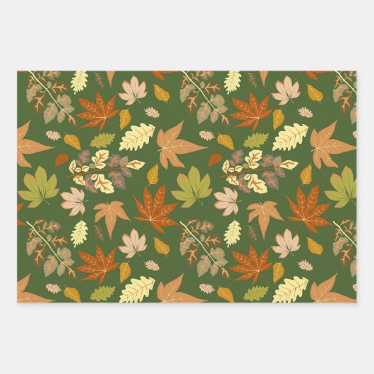 Herbstleaves Geschenkpapier Set (Vorderseite 2)