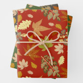 Herbstleaves Geschenkpapier Set (Beispiel)