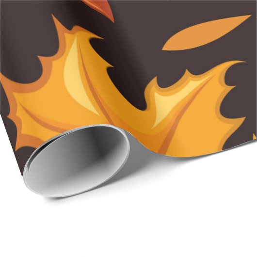Herbstleaves - Geschenkwrap | Herbstgeschenkwrap Geschenkpapier (Rolleneckpunkt)
