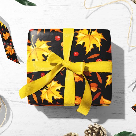 Herbstleaves - Geschenkwrap | Herbstgeschenkwrap Geschenkpapier