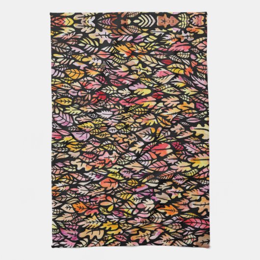 Herbstleaves Geschirrtuch (Vertikal)