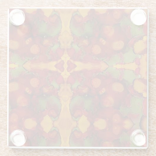 Herbstleaves Glasuntersetzer (Rückseite)