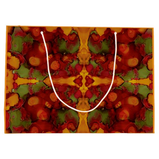 Herbstleaves Große Geschenktüte (Rückseite)