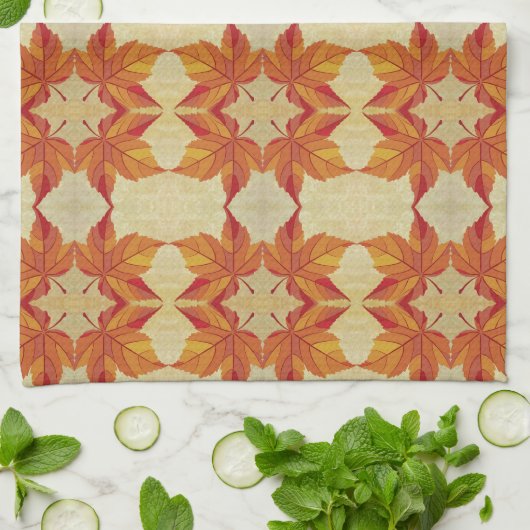 Herbstleaves Handtuch (Gefaltet)