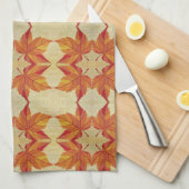 Herbstleaves Handtuch (Viertel Falte)