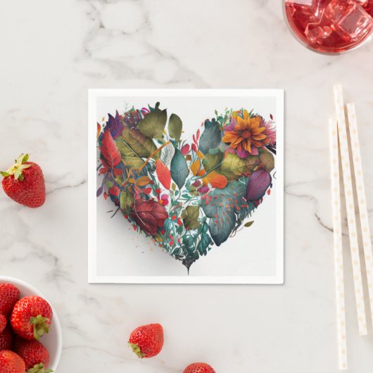 Herbstleaves Heftpapier Napkins Serviette (Beispiel)