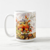 Herbstleaves Herbsternte Erntedank Tasse (Links)