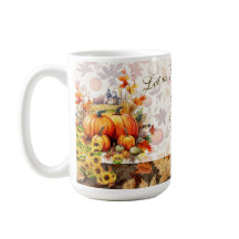 Herbstleaves Herbsternte Erntedank Tasse