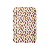 Herbstleaves Herbstfarben Gelborange Badematte (Vorderseite Vertikal)