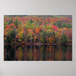 Herbstleaves Herbstfarben-Poster Poster