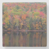 Herbstleaves Herbstfarben-Szene Stone-Untersetzer Steinuntersetzer (Vorderseite)