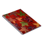 Herbstleaves Herbstsaison Treppenleaf farbenfroh Notizblock (Rechte Seite)