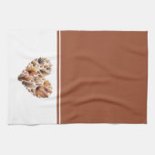 Herbstleaves Herz geformt Geschirrtuch (Horizontal)