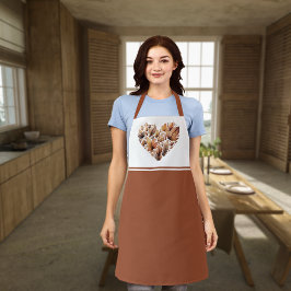 Herbstleaves Herz gestalten All-over-Print-Schürze Schürze