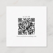 Herbstleaves Hochzeitsplatz für QR-UAWG Begleitkarte (Rückseite)