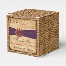 Herbstleaves, IMITATE Burlap Gevor Box - Lila