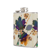 Herbstleaves in Royal Colors - Hippie-Flasche Flachmann (Links)