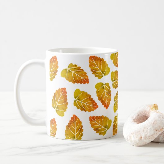 Herbstleaves Kaffeetasse (Mit Donut)