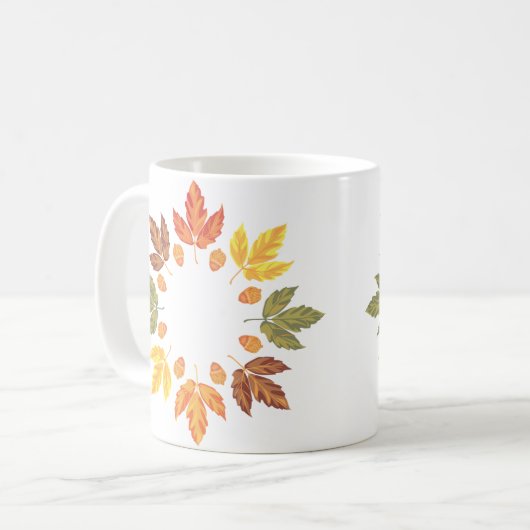 Herbstleaves Kaffeetasse (Vorderseite Links)
