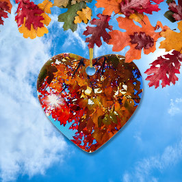 Herbstleaves Keramik Ornament