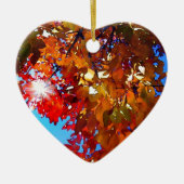 Herbstleaves Keramik Ornament (Vorne)