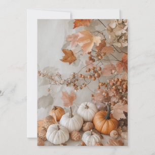 Herbstleaves & Kleine Blätter   Gemütlicher Fall Einladung