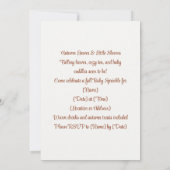 Herbstleaves & Kleine Blätter | Pumpkin Patch Einladung (Rückseite)