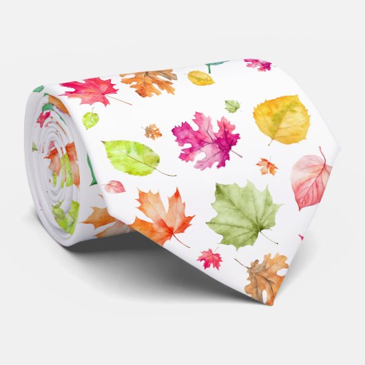 Herbstleaves Krawatte (Gerollt)
