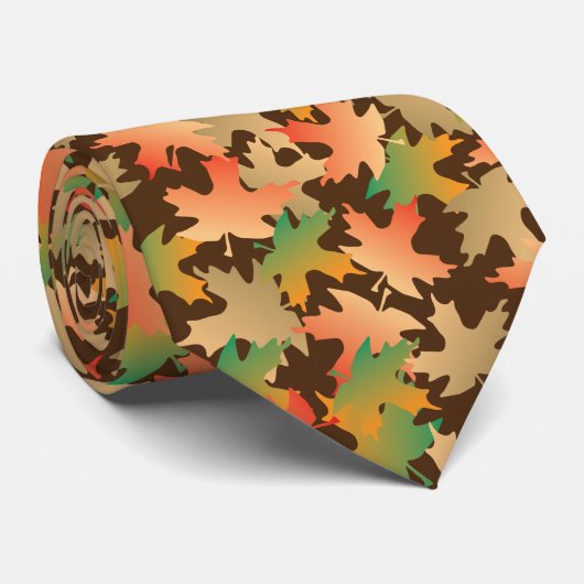Herbstleaves Krawatte (Gerollt)