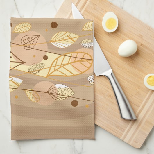 Herbstleaves Küchentuch (Viertel Falte)