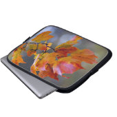 Herbstleaves Laptopschutzhülle (Vorne Knopf)