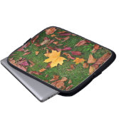 Herbstleaves Laptopschutzhülle (Vorne Knopf)