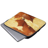 Herbstleaves Laptopschutzhülle (Vorne Knopf)